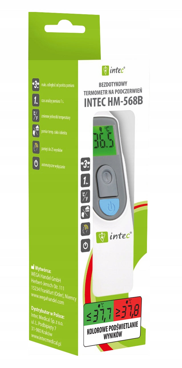 Non-contact thermometer Intec HM-568B Medical device yes