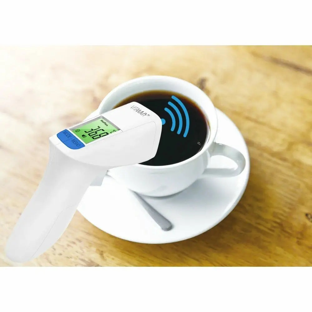 % Non-contact thermometer VITAMMY HTD8816C, LCD, forehead/ear measurement, alarm Manufacturer code HTD8816C