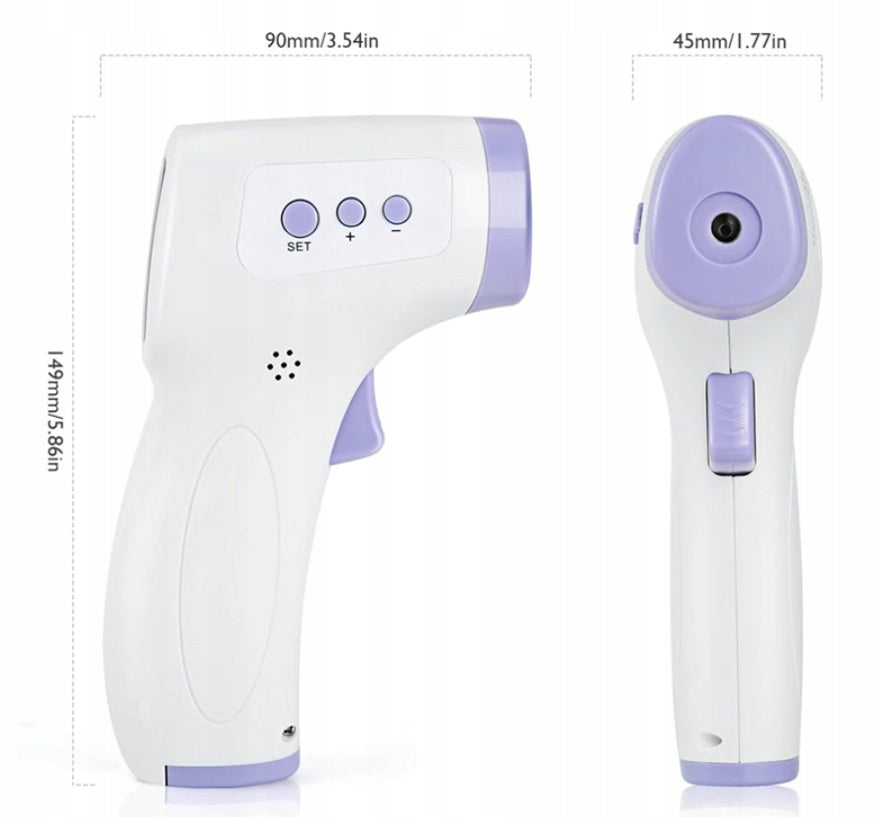 Non-contact thermometer accurate 1 second non-contact °C/°F memory 32 Medical device no