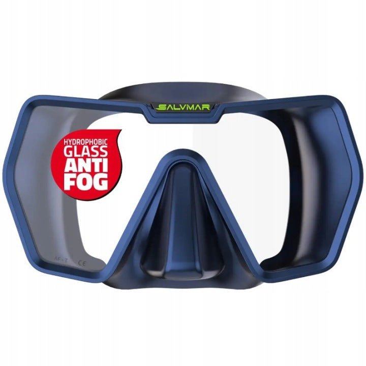 Non-pairing diving mask Salvimar DRAKE with elastic strap blue