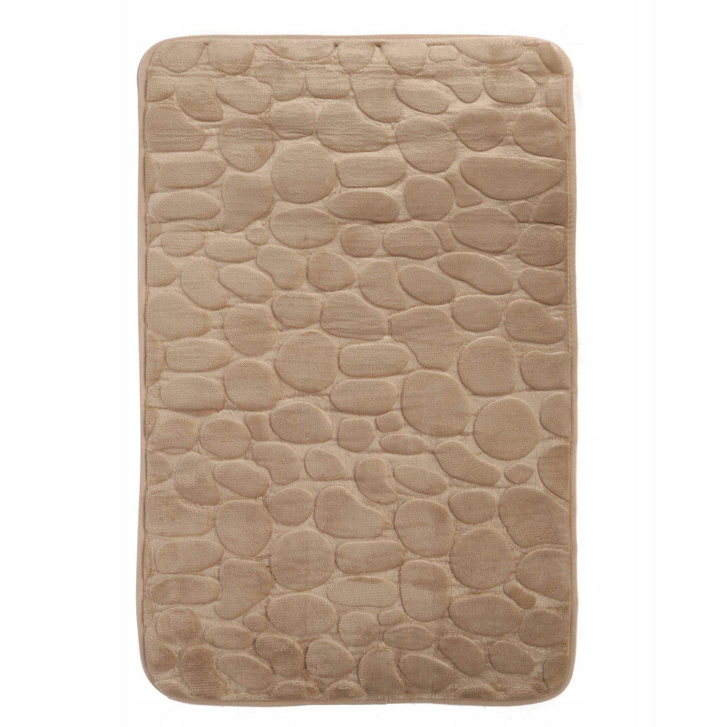Non-slip Bathroom Rug BEIGE Packaging status original
