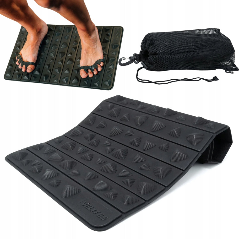 Non-slip Sensory Exercise Mat for Feet VELITES Pebble Mat