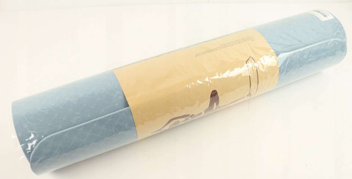 Non-slip yoga mat 183x61cm Color blue