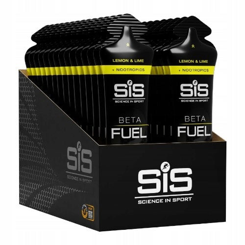 Nootropic Energy Gel Beta Fuel Energy Gel 30x 60ml Carbohydrates SIS Expiration date at least six months from the date of purchase