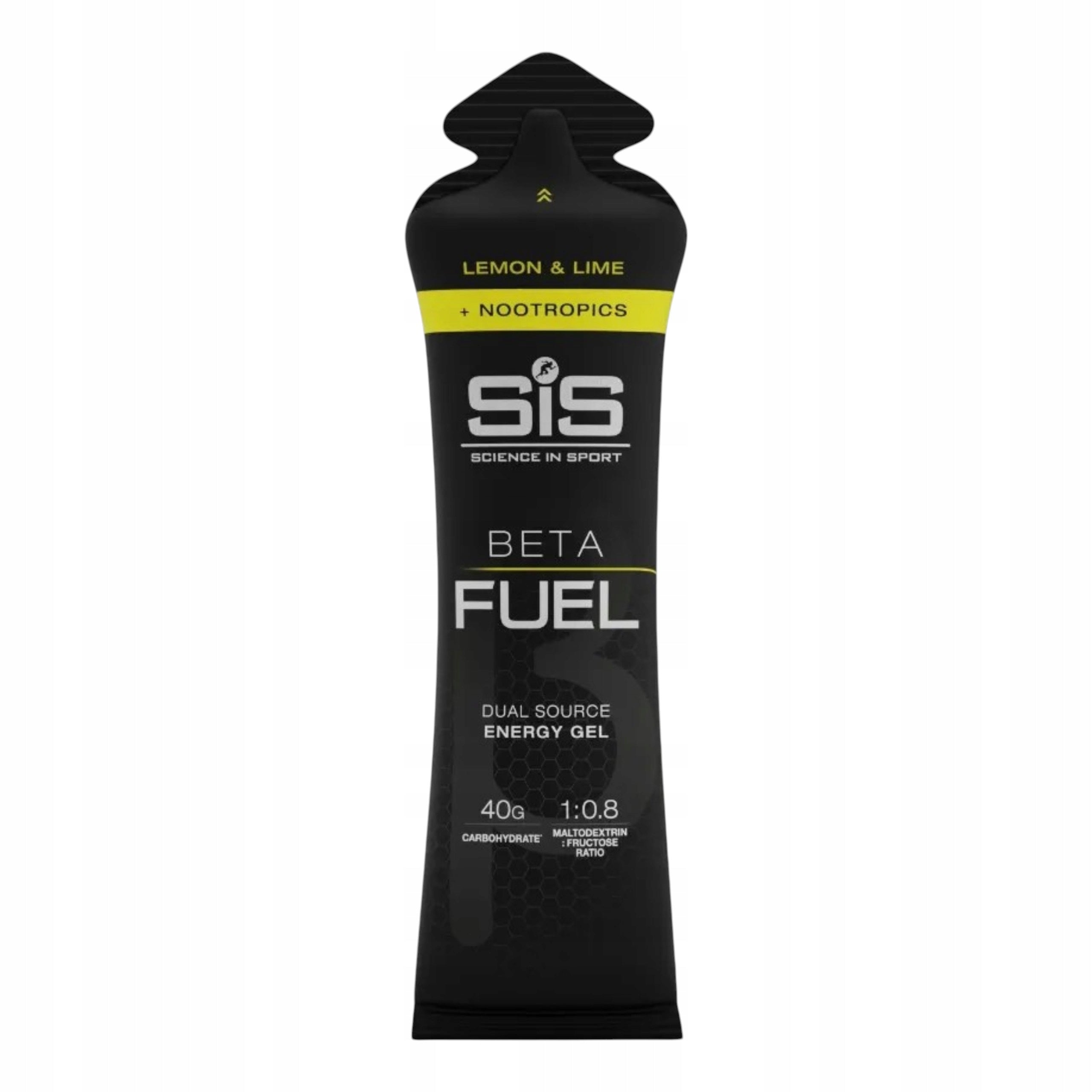 Nootropic Energy Gel Beta Fuel Energy Gel 30x 60ml Carbohydrates SIS Packaging status original