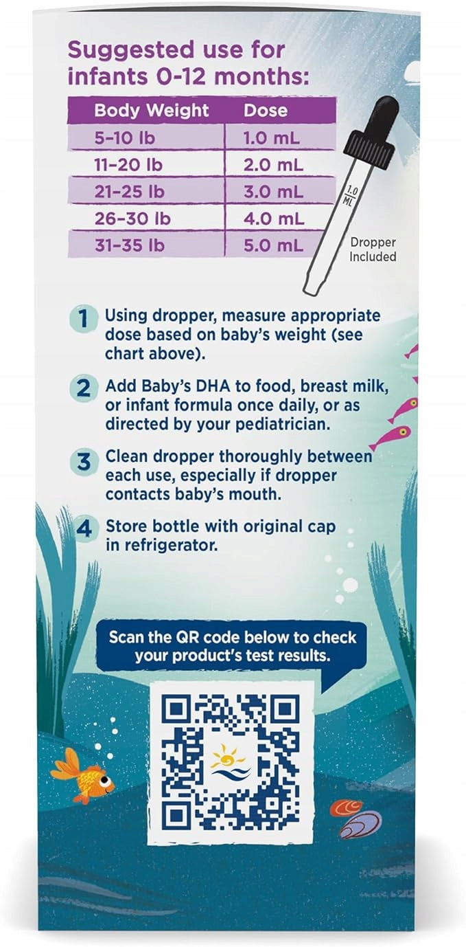 Nordic Naturals Baby's DHA 60 ml OMEGA-3 Packaging status original