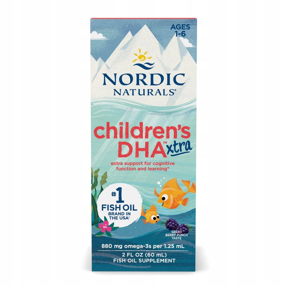 Nordic Naturals Children's DHA Xtra 880mg OMEGA 3 EPA DHA for Children drops Packaging status original