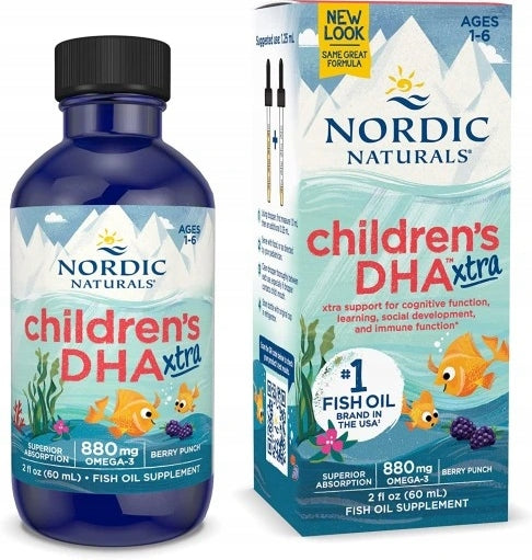 Nordic Naturals Children's DHA Xtra 880mg OMEGA 3 EPA DHA for Children drops