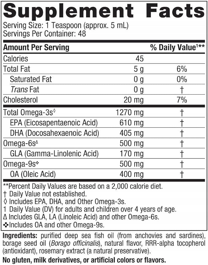 Nordic Naturals Complete Omega Lemon 237 ml OMEGA-3 Brand Nordic Naturals