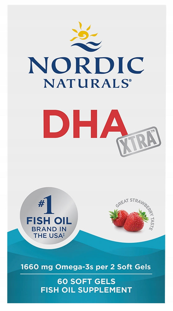 Nordic Naturals - DHA Xtra Omega - 3 | 1660 mg | 60 kaps. Expiration date not specified