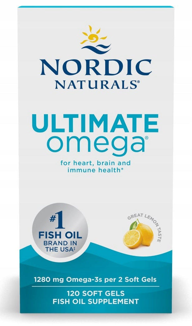 Nordic Naturals - ULTIMATE Omega fatty acids - 3 | 1280 mg | 120 kaps. Expiration date at least 1 year from the date of purchase
