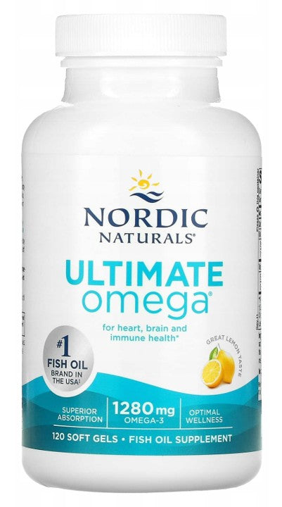 Nordic Naturals - ULTIMATE Omega fatty acids - 3 | 1280 mg | 120 kaps. Packaging status original