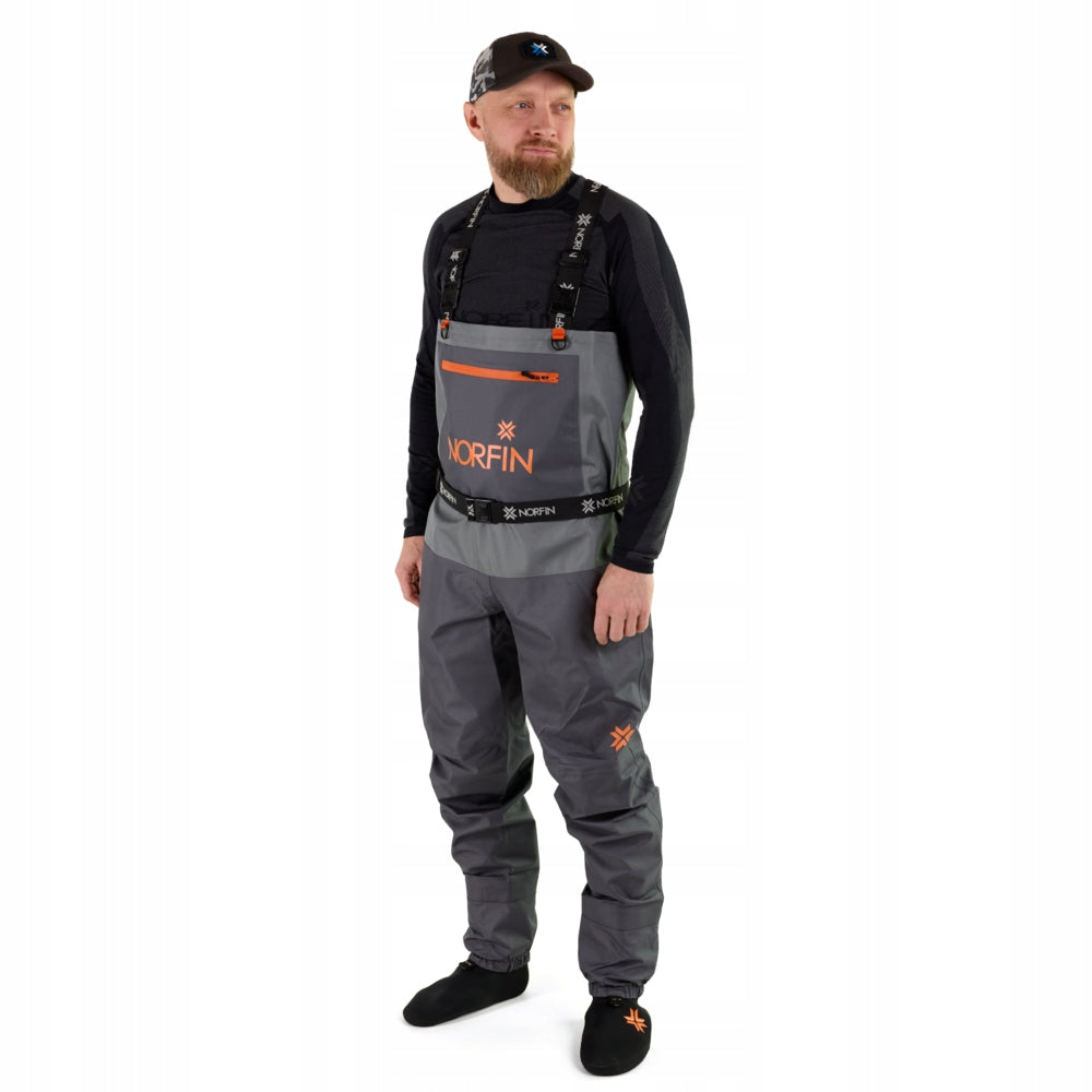 Norfin Waterers Pilot Stockingfoot Gray Size M Manufacturer code 83329-02M