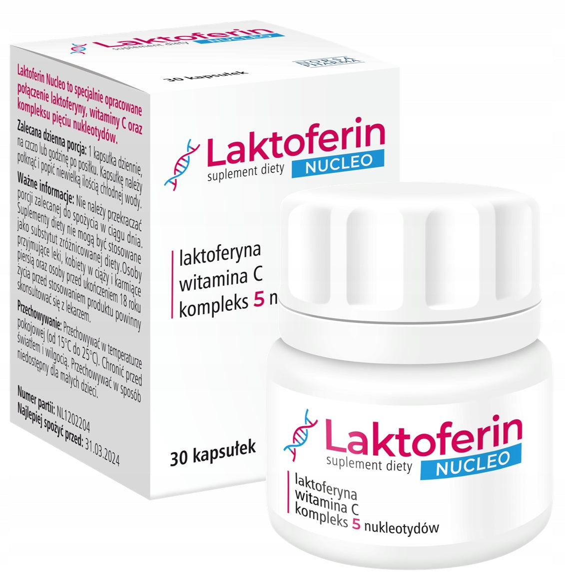 Norsa Pharma LACTOFERIN NUCELO (30k) LACTOFERRIN 95% + nucleotides + vitamin C