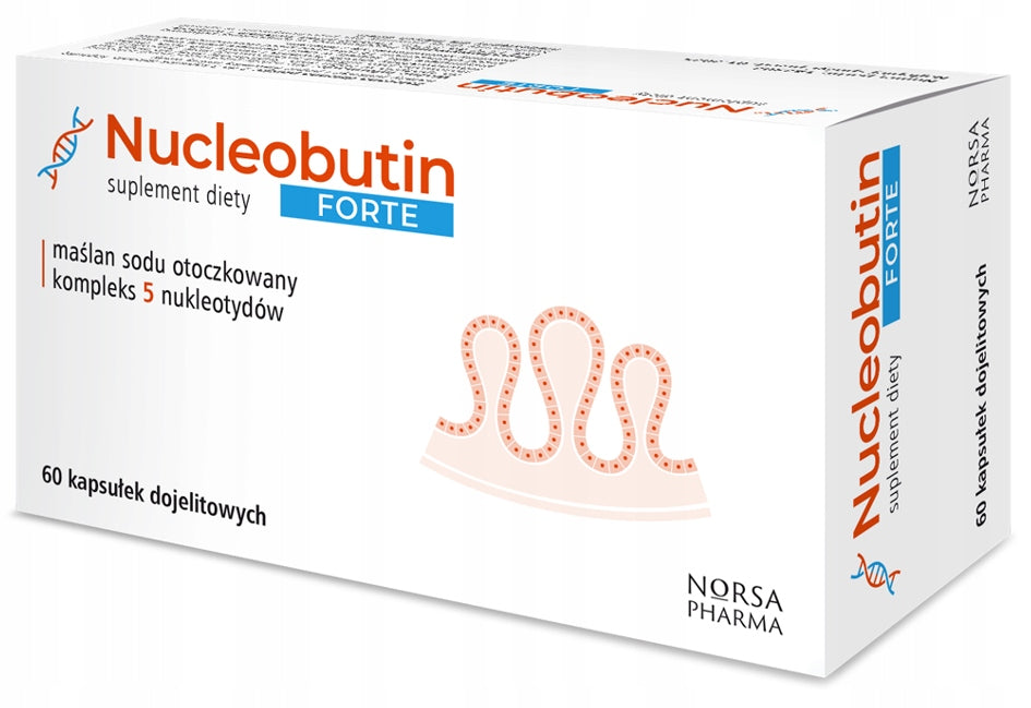 Norsa Pharma - Nucleobutin Forte | sodium butyrate + 5 nucleotides | 60 kaps.