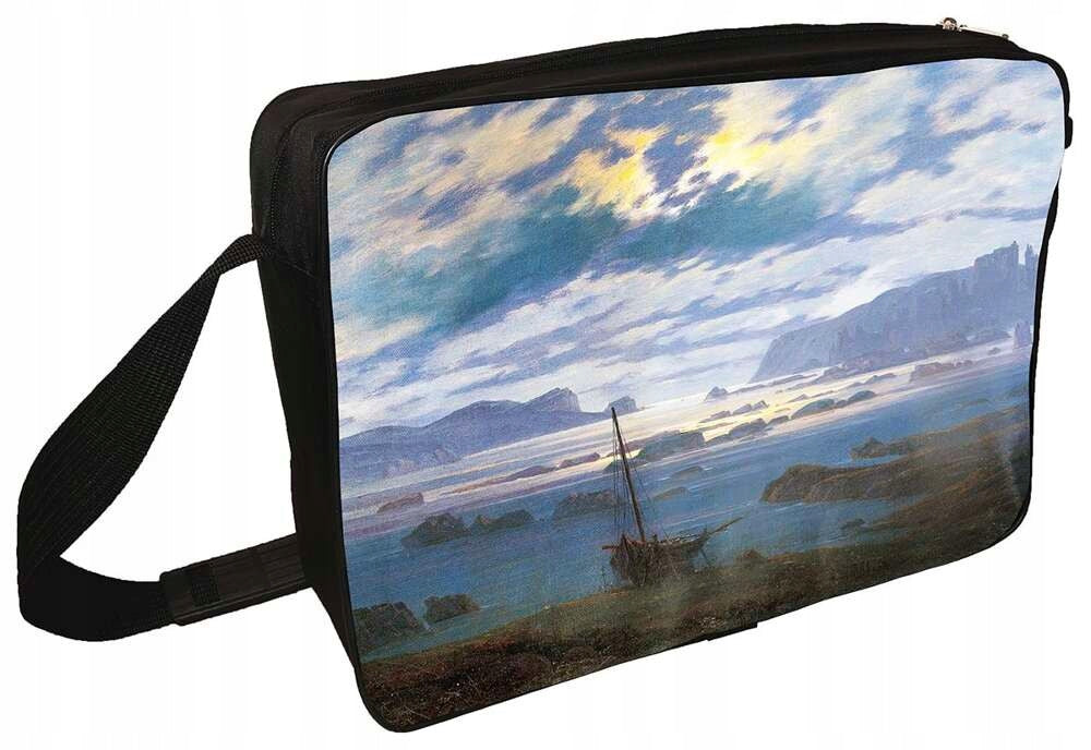 North Sea shoulder bag in moonlight Caspar David Friedrich