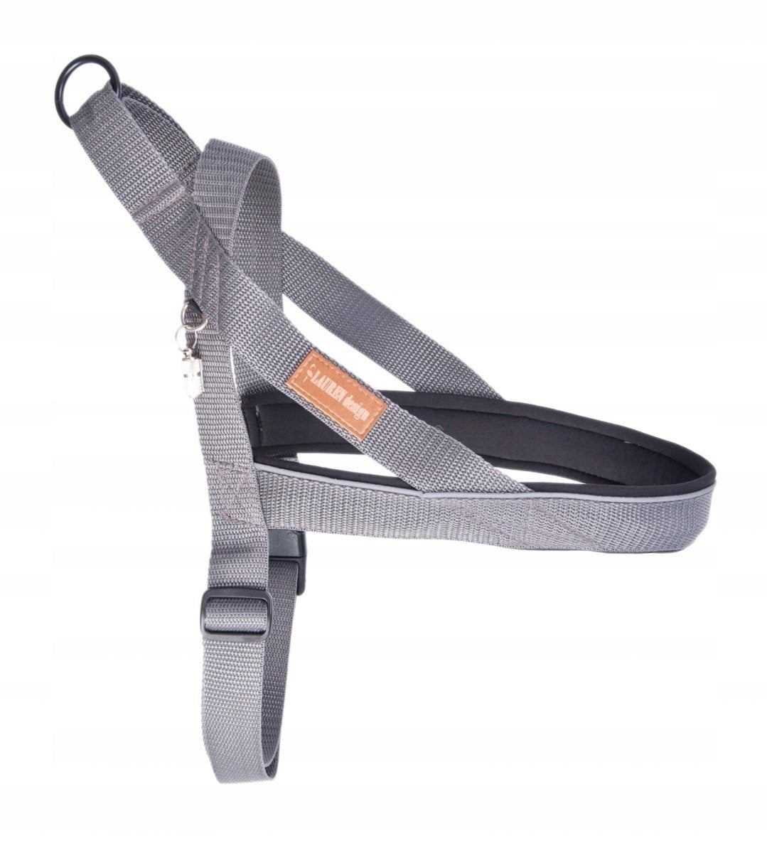 Norwegian Harness Size S Grey + Black Neoprene
