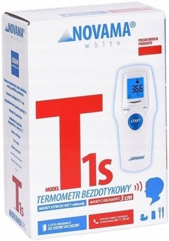 Novama White T1s electronic thermometer non-contact quick measurement