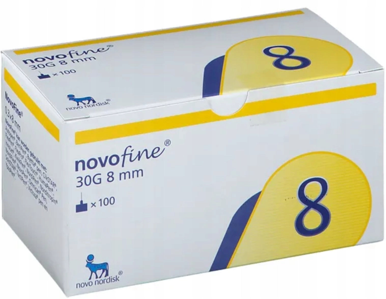 Novofine 8 Insulin Pen Needles Pena 30G 0,3 x 8mm 100pcs
