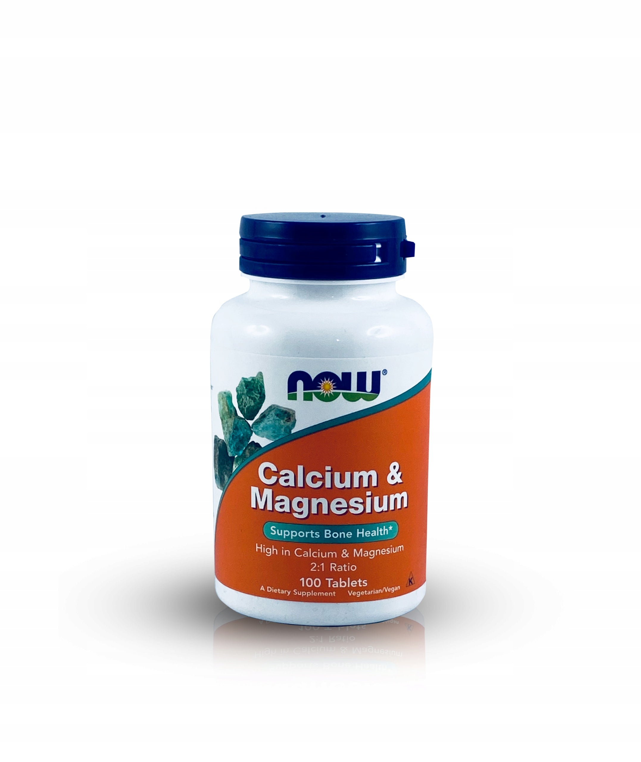 Now Calcium Magnesium 100 tabl. calcium magnesium bones teeth muscles cramps Expiration date not specified