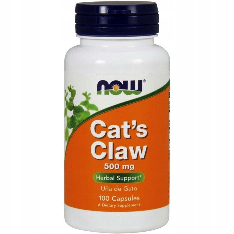 Now Cat's Claw 500mg 100 kaps. cat claw resistance joints system Brand Now foods