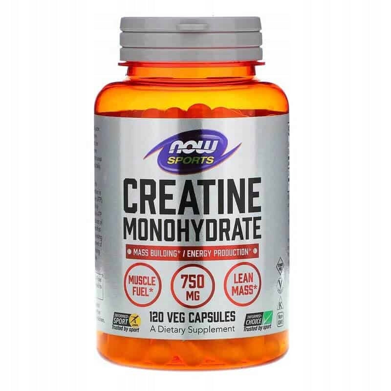 Now Foods Creatine Monohydrate 750 mg 120 capsules Expiration date at least six months from the date of purchase