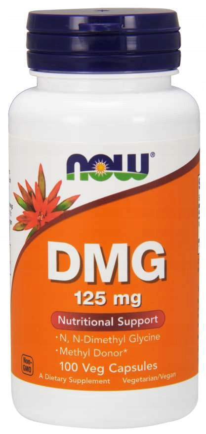 Now Foods DMG 125 mg 100 vegan capsules. Now Foods