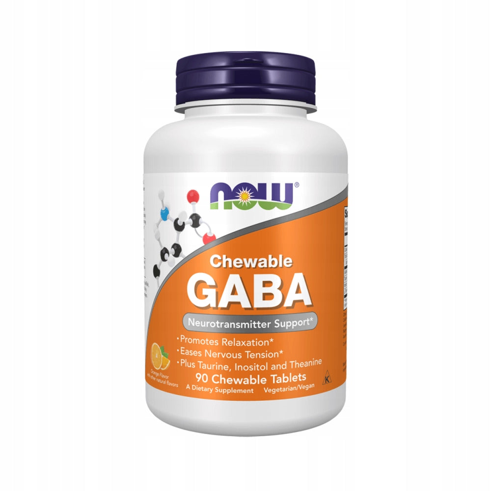 Now Foods Gaba Chewable (90) Orange