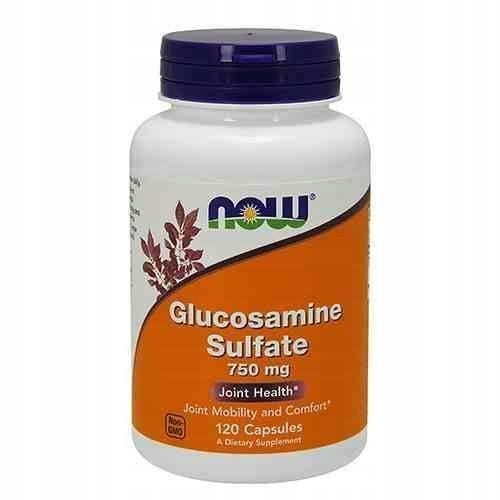 Now Foods Glucosamine Sulfate 750 mg Glucosamine 120 vegan capsules