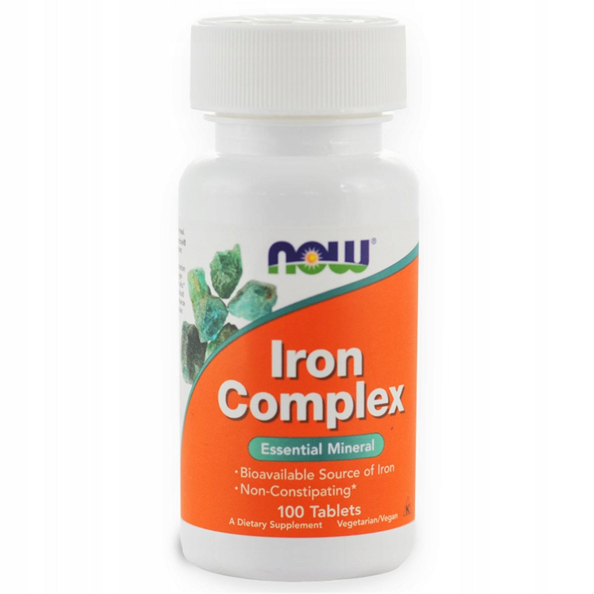 Now Foods Iron Complex, dietary supplement, 100 tablets