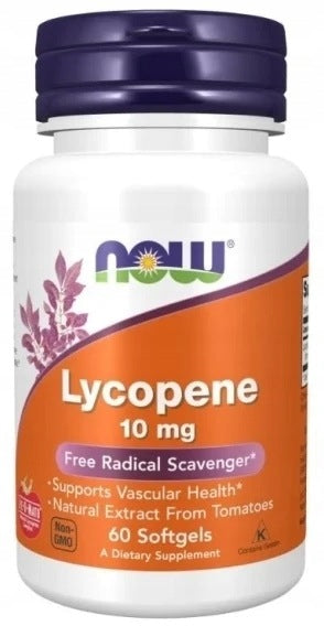 Now Foods Lycopene 10 mg 60 Capsules