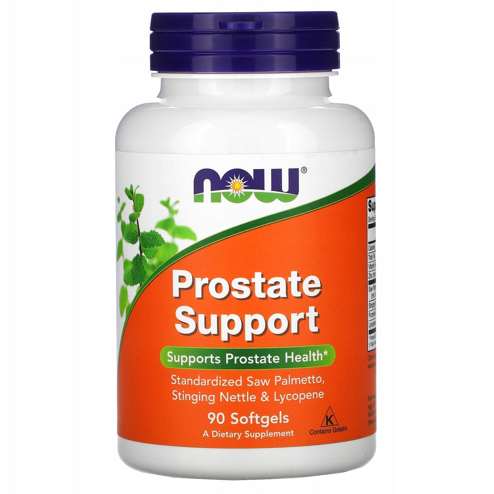 Now Foods Prostate Support 90caps Lycopene Palm Saw Zinc Nettle Packaging status original