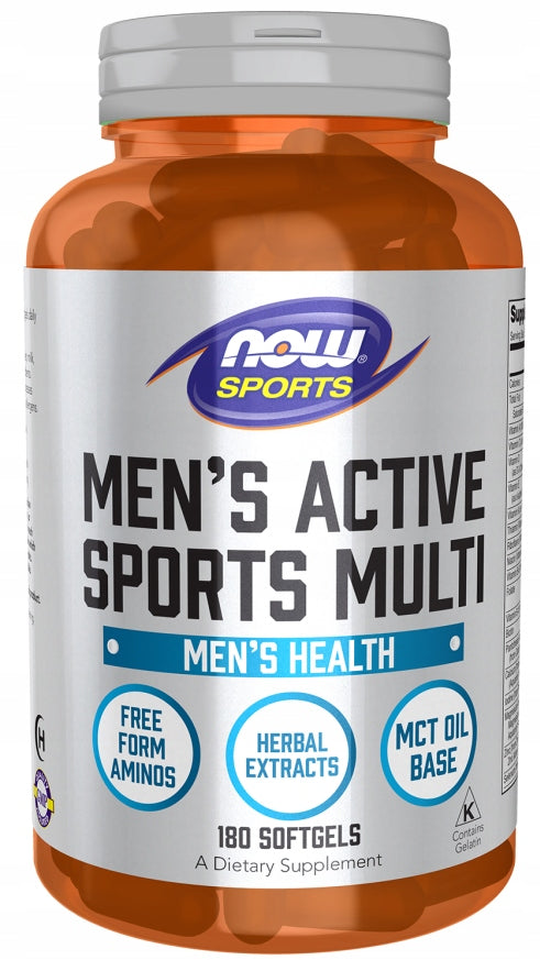 Now Foods Sport Multivitamin For Men Energy Testosterone 180 softgel