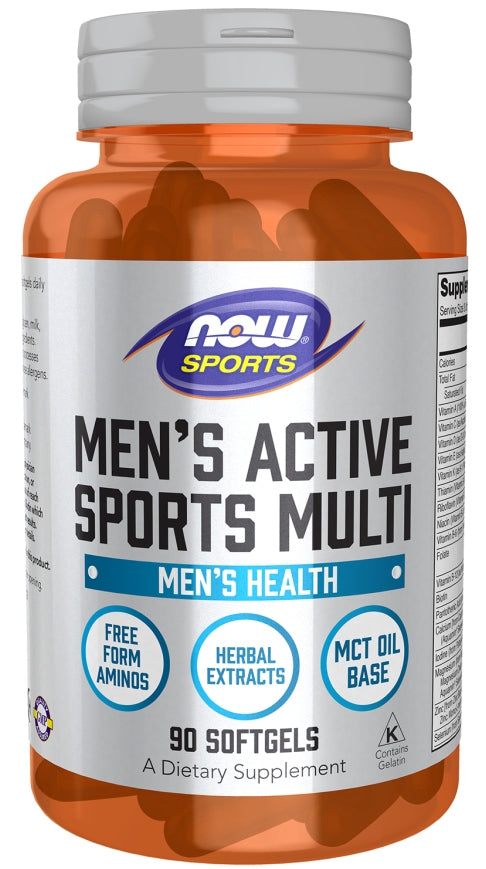 Now Foods Sport Multivitamin For Men Energy Testosterone 90 softgels