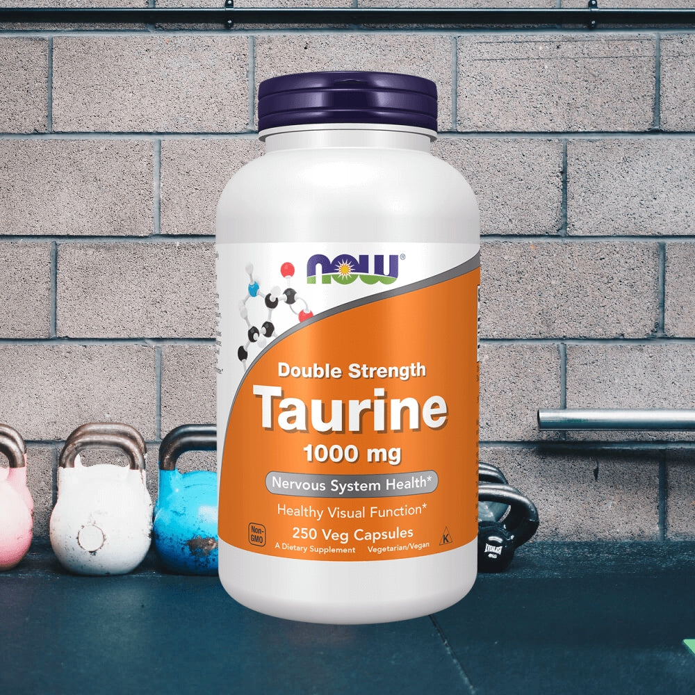 Now Foods Taurine 1000mg (250 vcaps) Unflavored Expiration date at least 3 months from the date of purchase