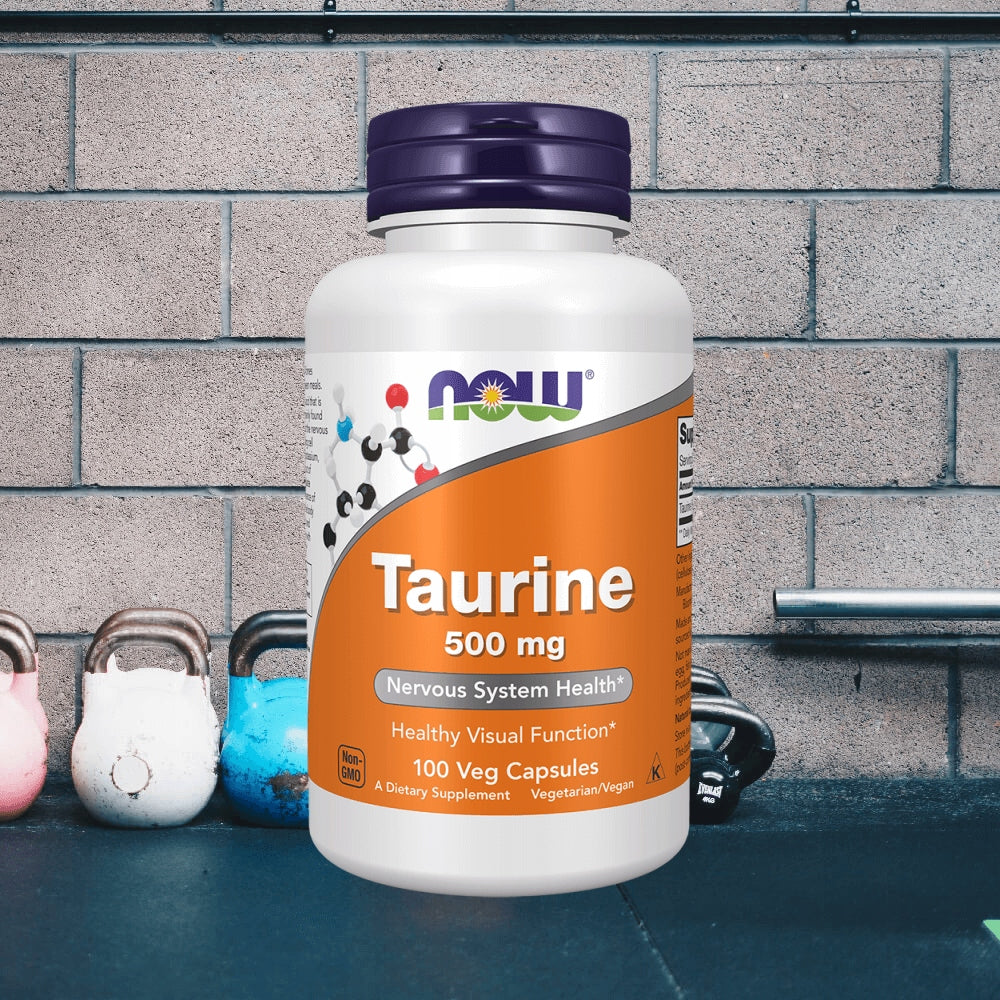 Now Foods Taurine 500mg (100 vcaps) Unflavoured Expiration date at least 3 months from the date of purchase