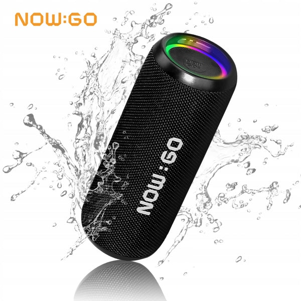 NowGo F6: Versatile Bluetooth Speaker, Black