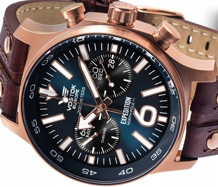 Herrenuhr Vostok Europe Expedition Nordpol-1 Grand Chrono 6S21-595B645 