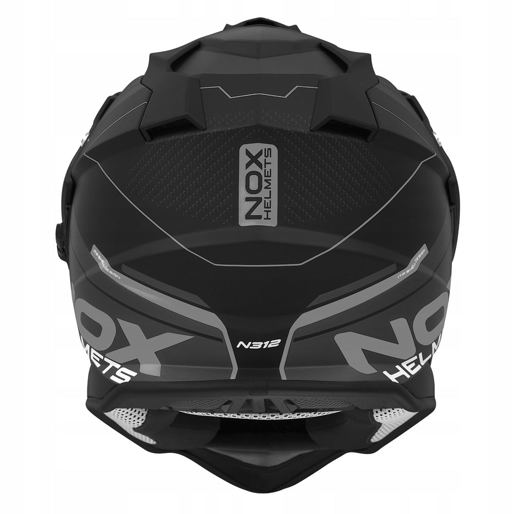Nox N312 cross enduro motorcycle helmet, pinlock system for intercom ECE06 S EAN (GTIN) 5905137233961