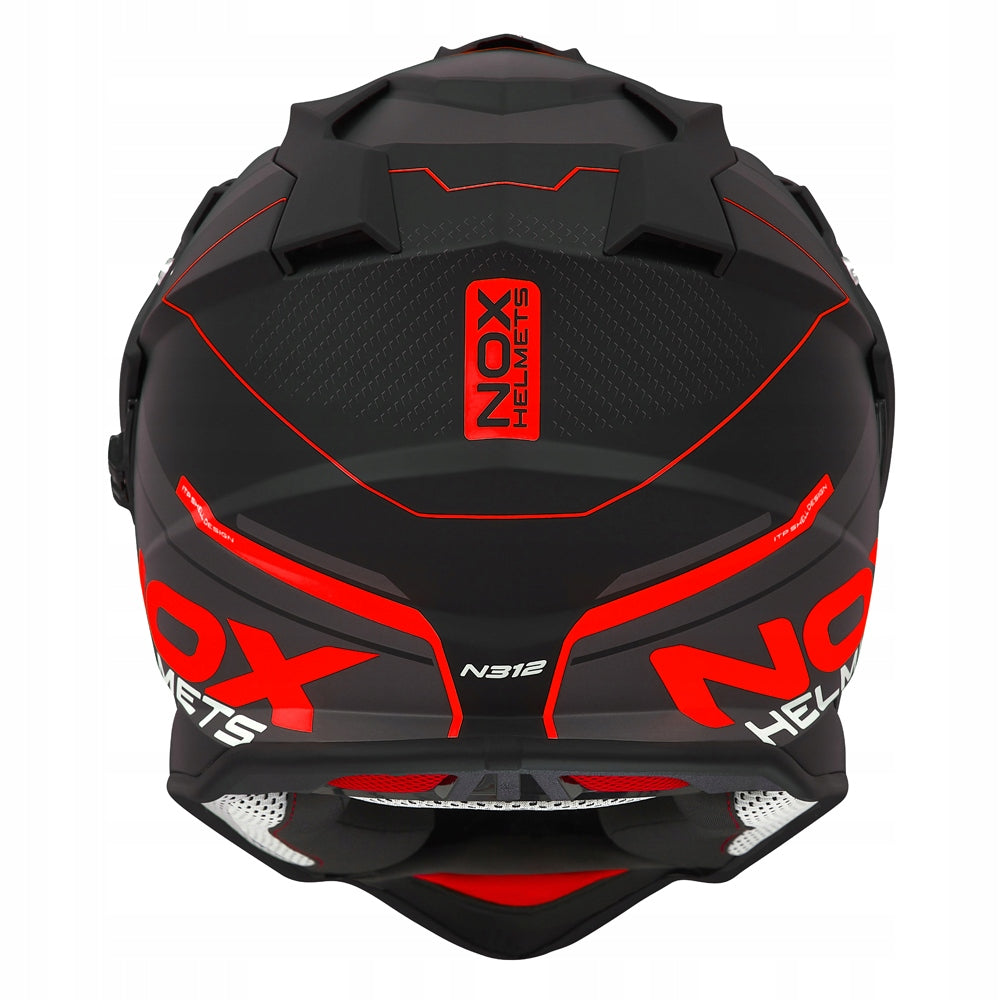 Nox N312 cross enduro motorcycle helmet, pinlock system for intercom ECE06 XS EAN (GTIN) 5905137234067