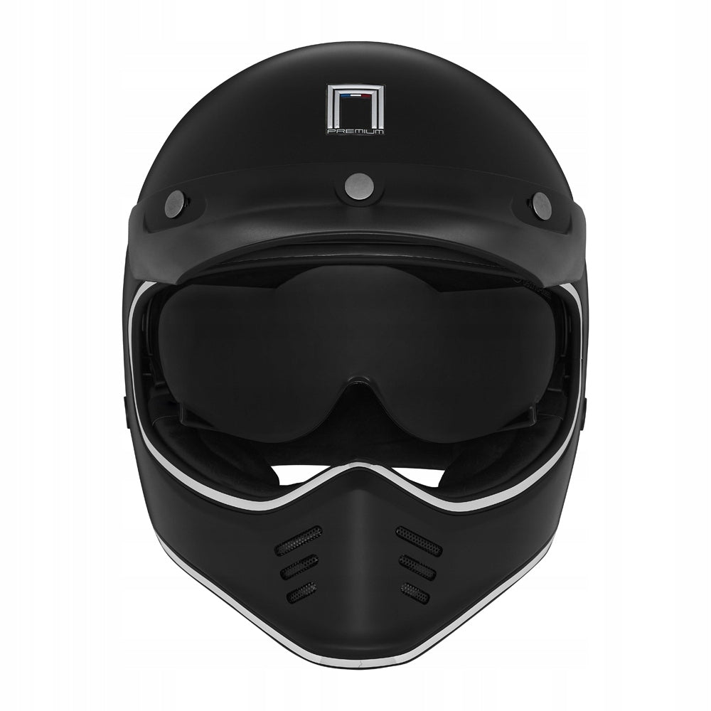 Nox Seventy2 Premium Neo-Retro S motorcycle helmet. Sun visor + visor EAN (GTIN) 3664191269904