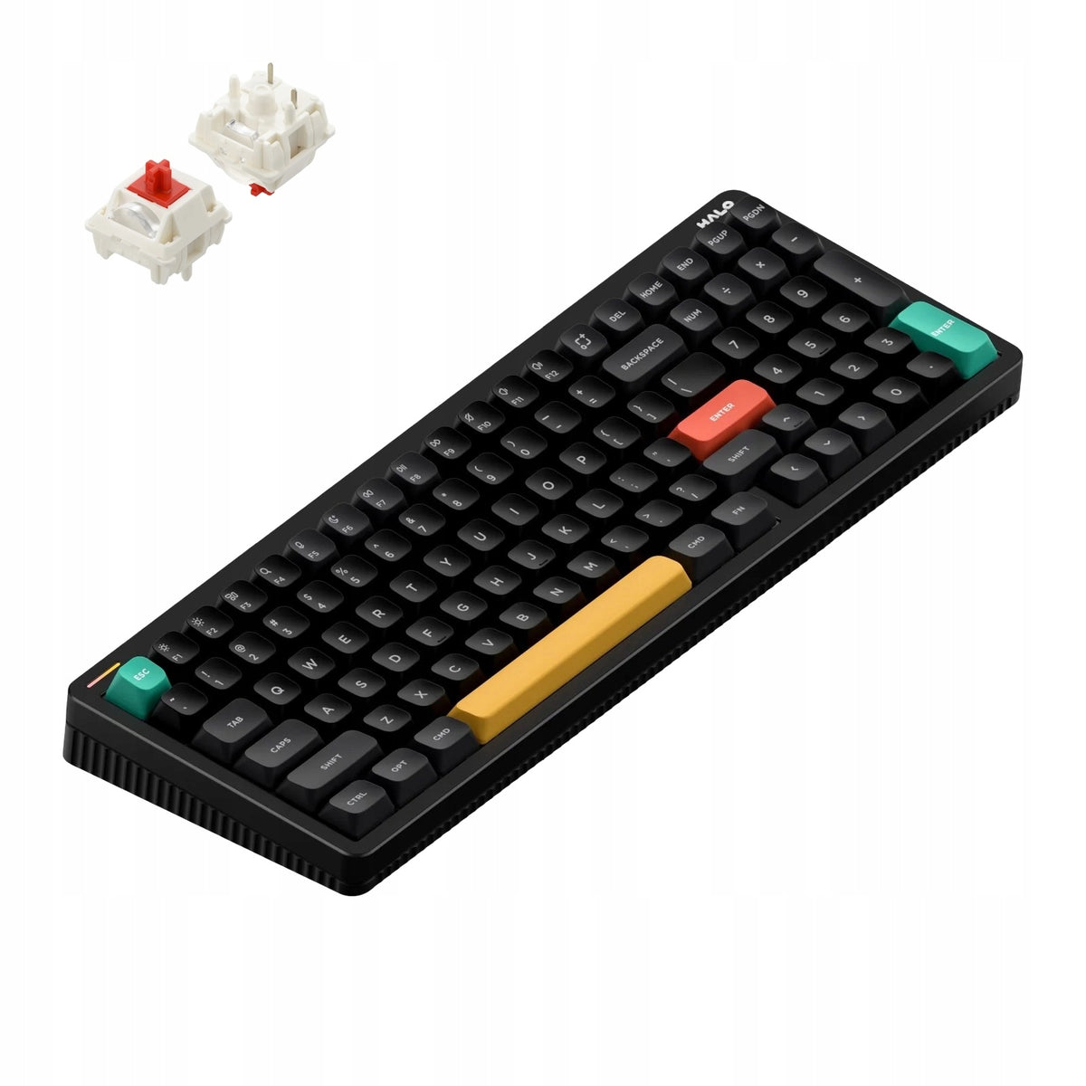 NuPhy Halo IO Series Wireless Mechanical Keyboard - Red Max