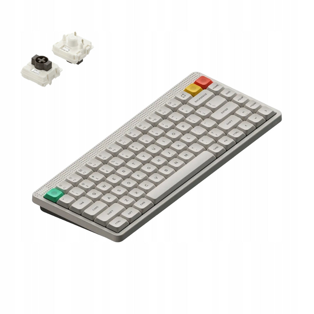 NuPhy Node 75 Wireless Keyboard Low Profile Mechanical - White