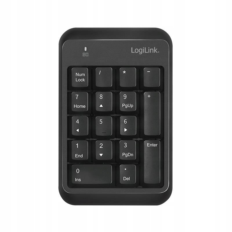Numeric keypad LogiLink ID0201, Bluetooth 5.1, 17 keys, black