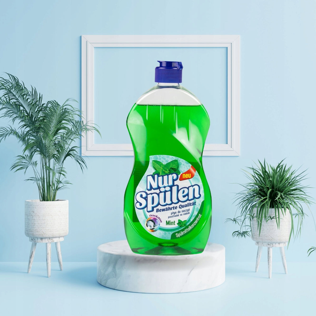 Nur Spülen DISHWASHING LIQUID 500ML MINT/MINT Capacity 0.5 l