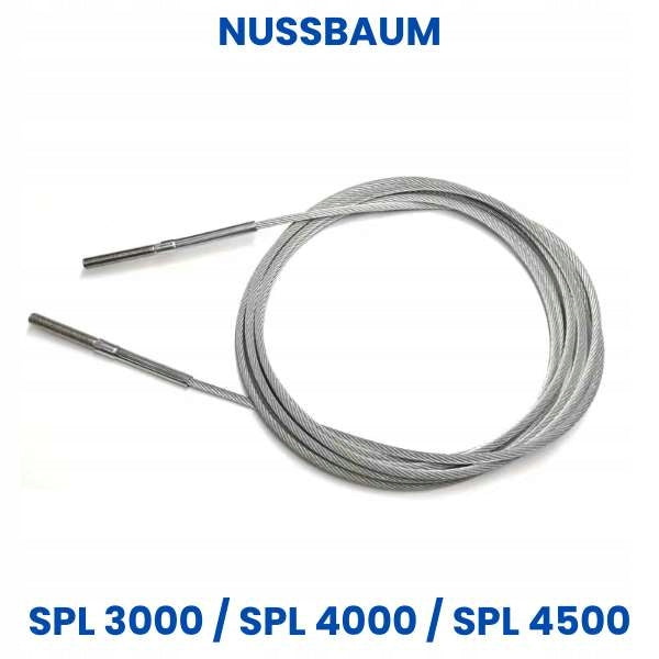 Nussbaum replacement: Steel lift rope SPL 3000, SPL 4000, SPL 4500