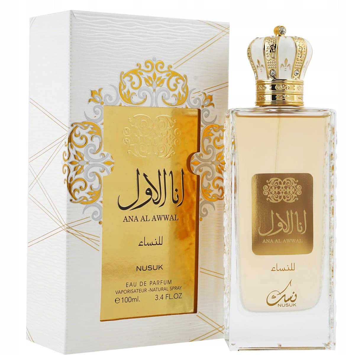 Nusuk Ana Al Awwal Women Perfumed Water 100m Original Packaging status original
