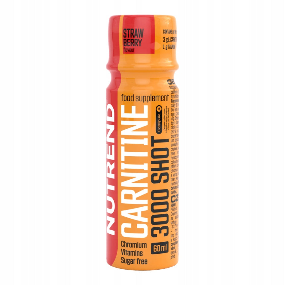 Nutrend Carnitine 3000 Shot 60 ml Strawberry Expiration date at least six months from the date of purchase