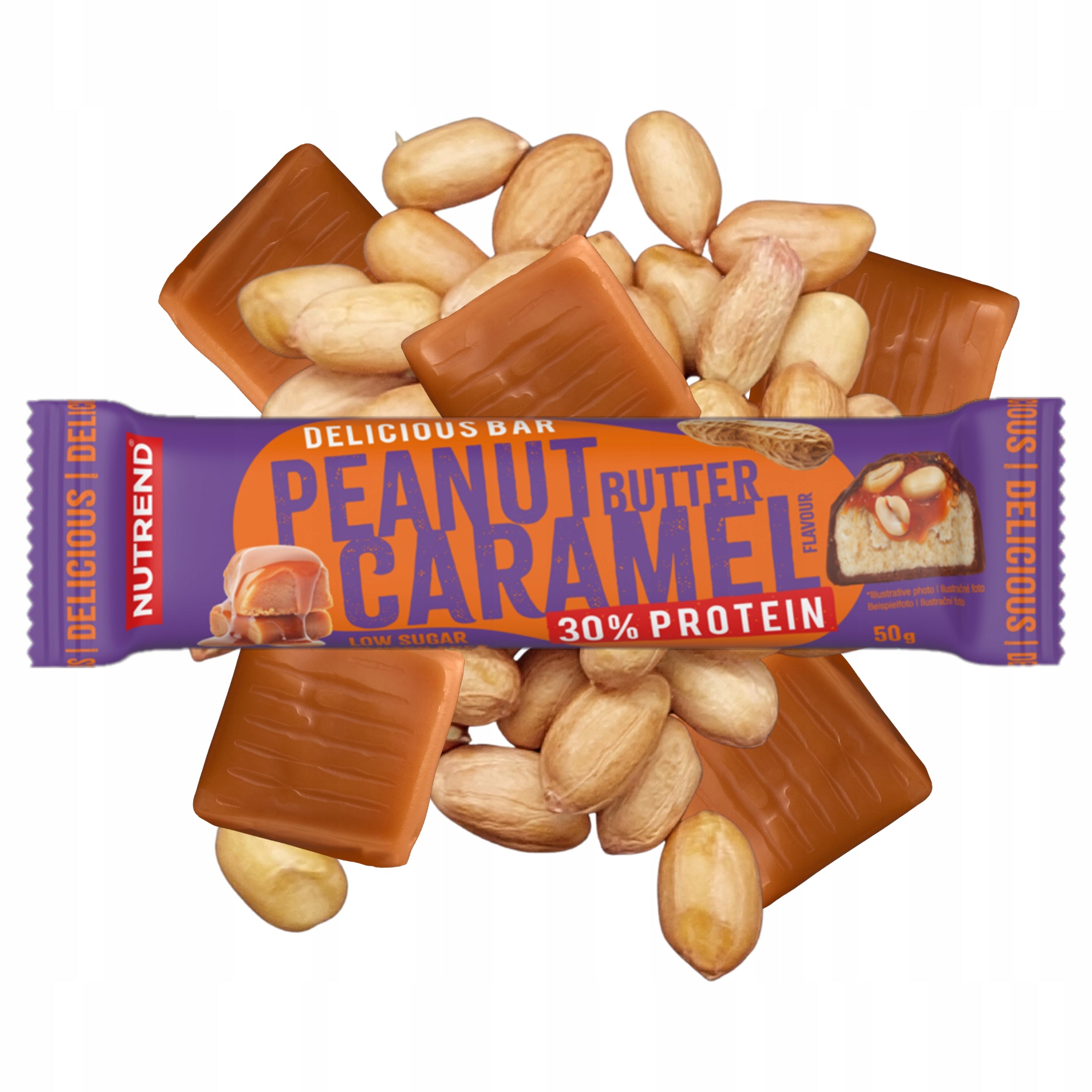 Nutrend Delicious Bar Bars 50 g Peanut Butter Flavor Manufacturer code 8594017421368