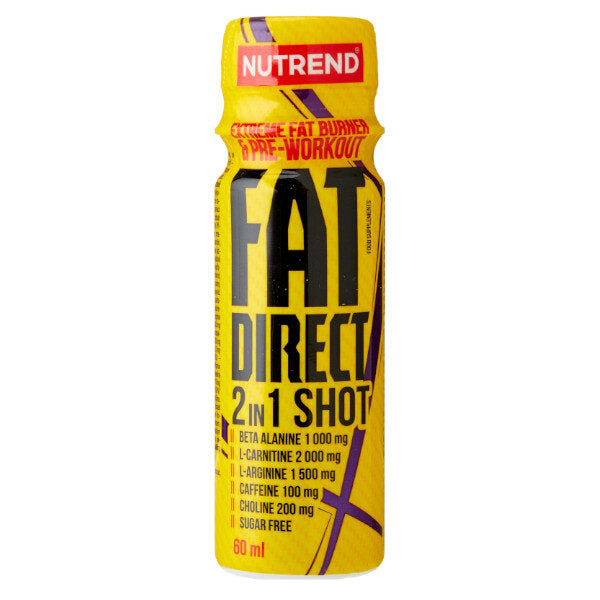 Nutrend Fat Direct 2in1 Shot natural flavor 60ml Expiration date at least 1 month from the date of purchase